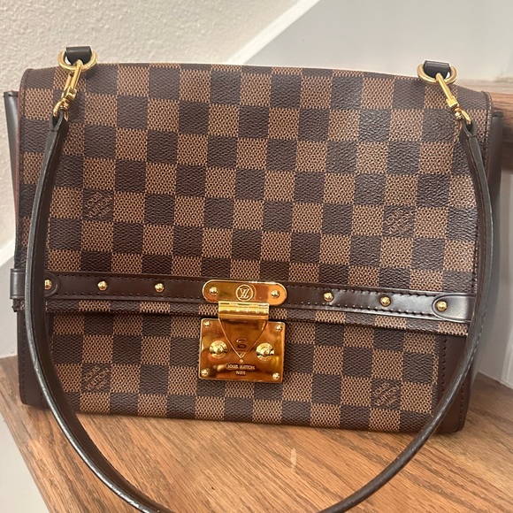 Louis Vuitton Handbags - ‼️RARE❤️Louis Vuitton Damier Ebene shoulder bag studded LV handbag Venice LV bag